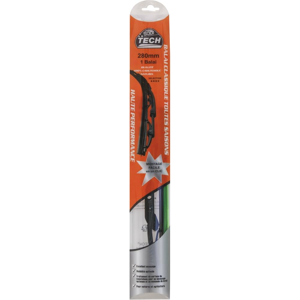 Balai essuie-glace avant 280mm avec 3 adaptateurs STILKER - 17801