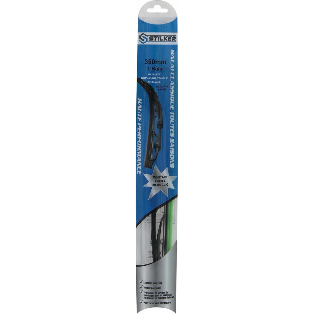 Balai essuie-glace avant 350mm avec 3 adaptateurs STILKER - 17802
