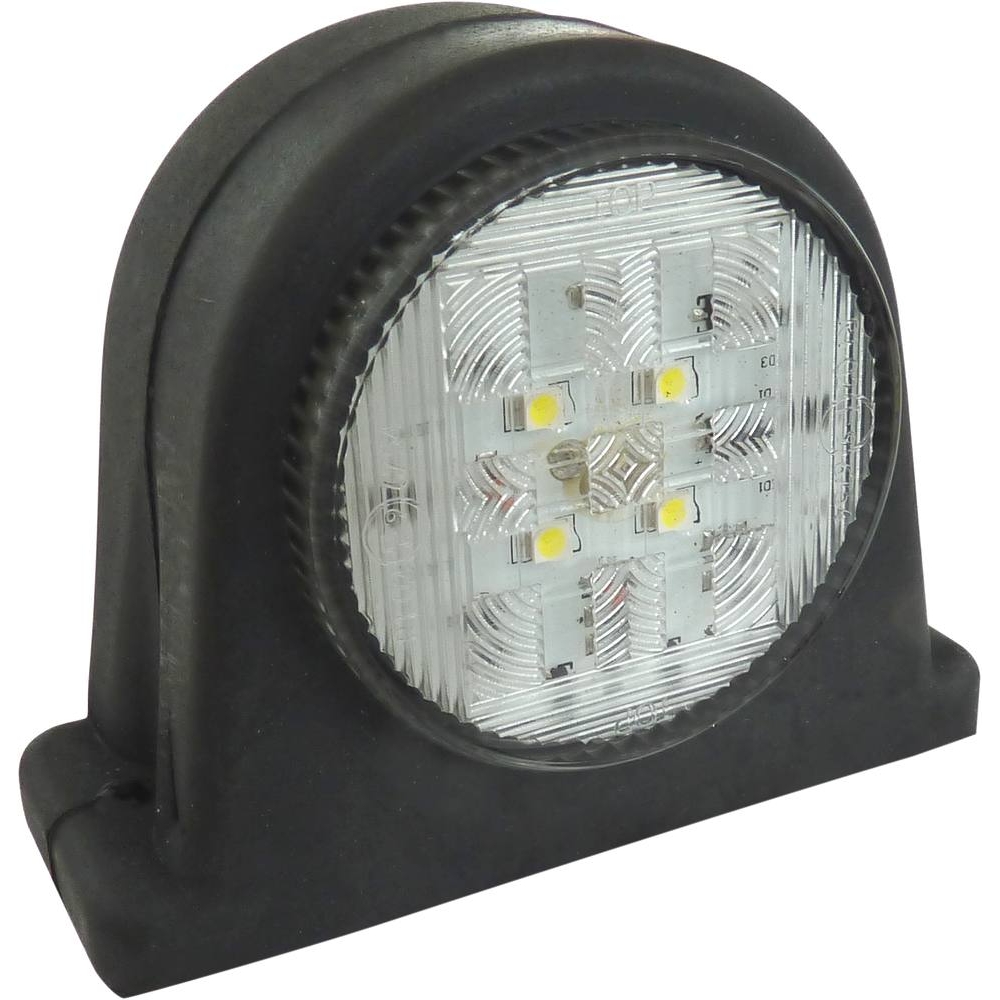 Feu de gabarit LED 10/30V rond rouge/blanc à fixer SODIFLASH - 17946