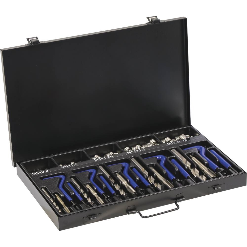 Réparation de filetage M5 à M12 - coffret de 130 pcs DRAKKAR TOOLS - 17980