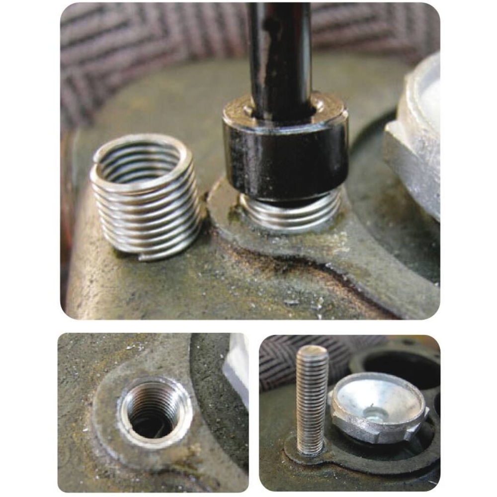 Réparation de filetage M5 à M12 - coffret de 130 pcs DRAKKAR TOOLS - 17980