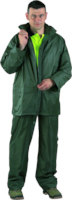 Vêtement de pluie PVC doublé avec capuche vert XXL - 18245