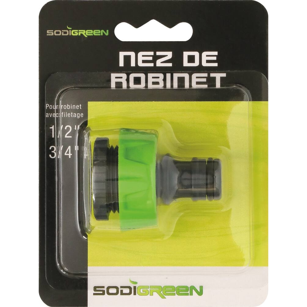 Nez de robinet rapide 3/4