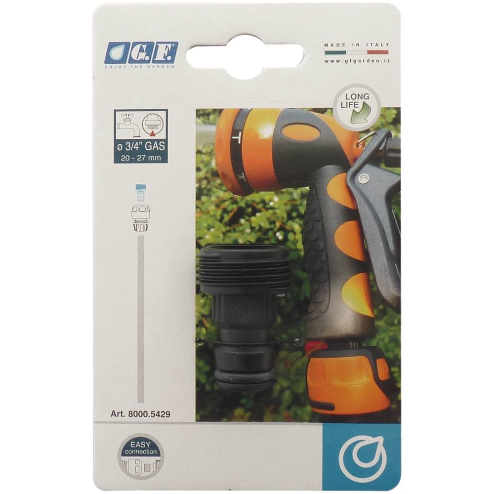 Raccord rapide mâle PVC 20x27 GF ROTARY - 18461