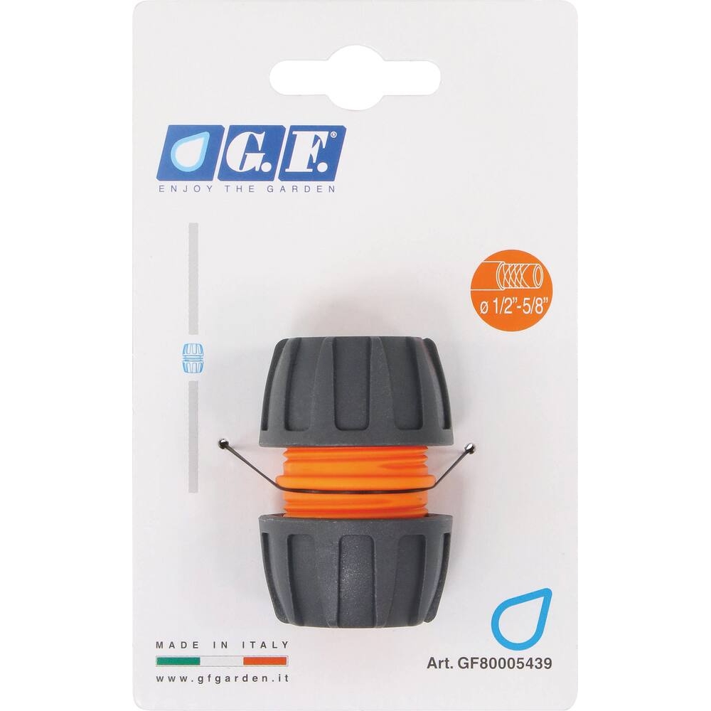 Raccord plastique de réparation pour tuyau de 12/15mm GF ROTARY - 18462