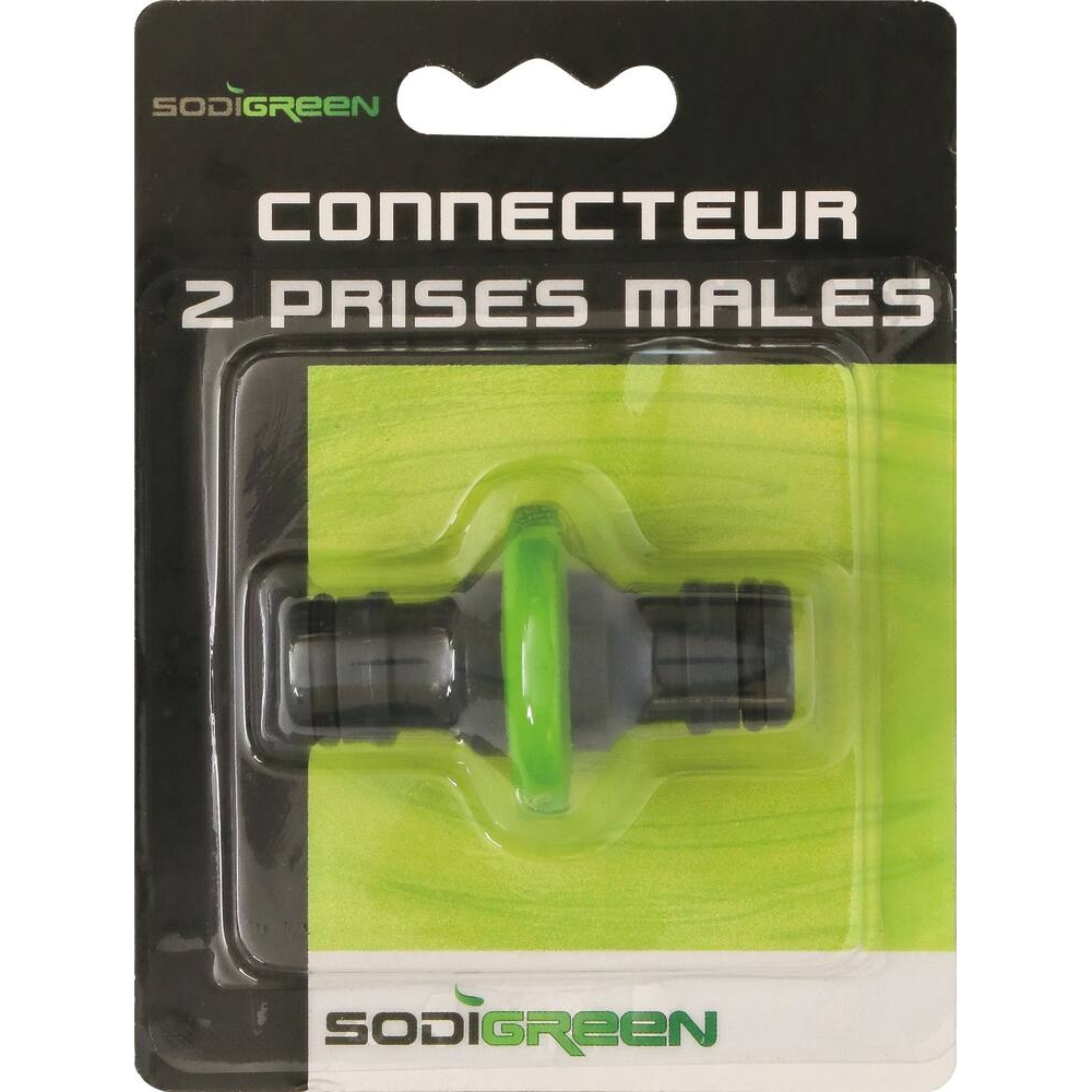 Jonction/raccord droit rapide mâle/mâle PVC STILKER - 18466