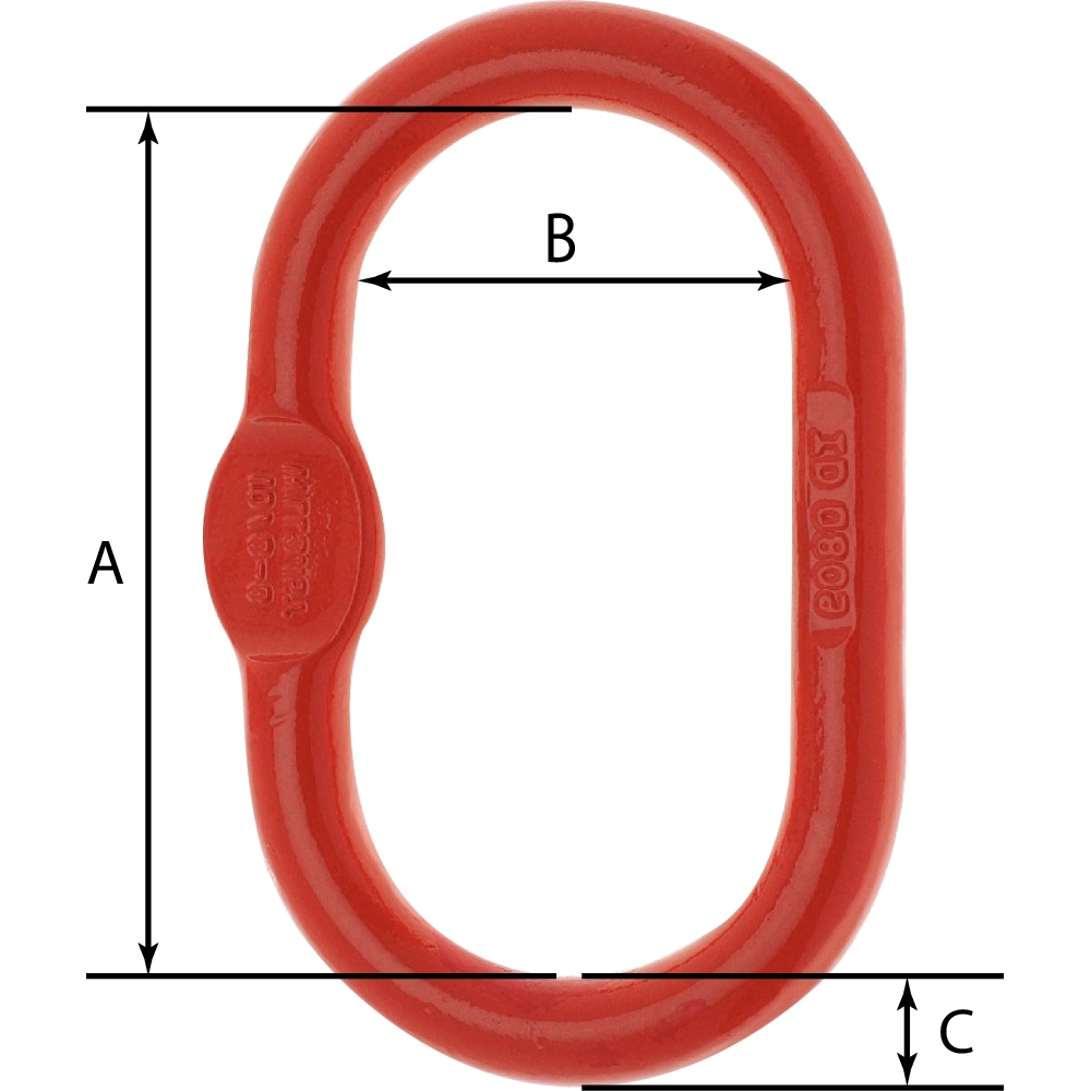 Maille de tête simple pour chaine 7/8mm grade 80 - 18540