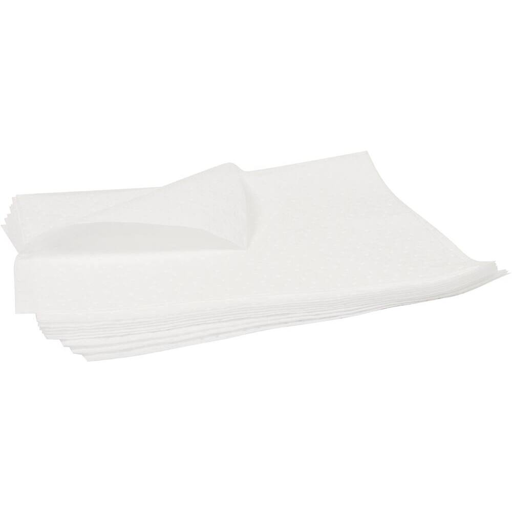 Feuille absorbante hydrocarbures 400x500mm - Lot de 200 - 18592.200