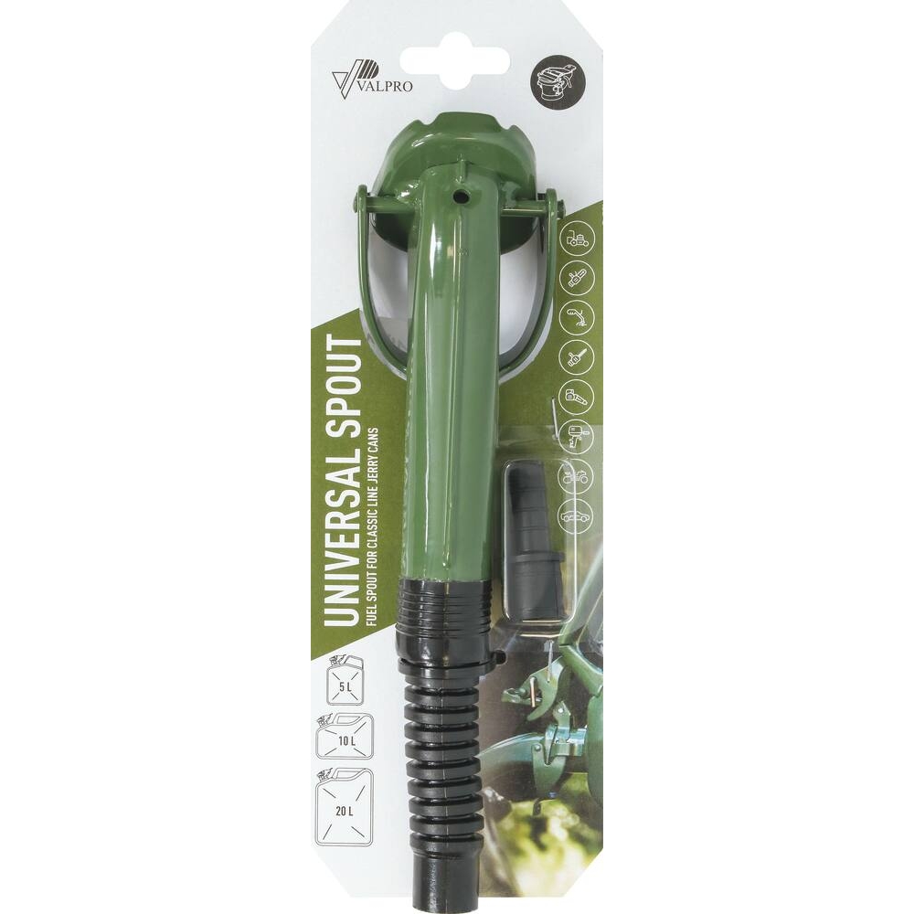 Bec verseur acier/plastique 250mm flexible avec joint pour jerrican métallique DRAKKAR - 18716