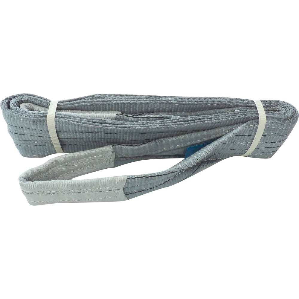 Elingue plate avec boucles 120mm 4T 6m gris ARRIMUP - 19419