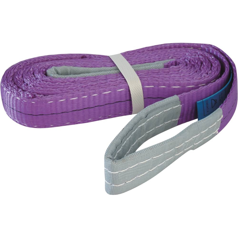 Elingue plate avec boucles 30mm 1T 5m violet ARRIMUP - 19453