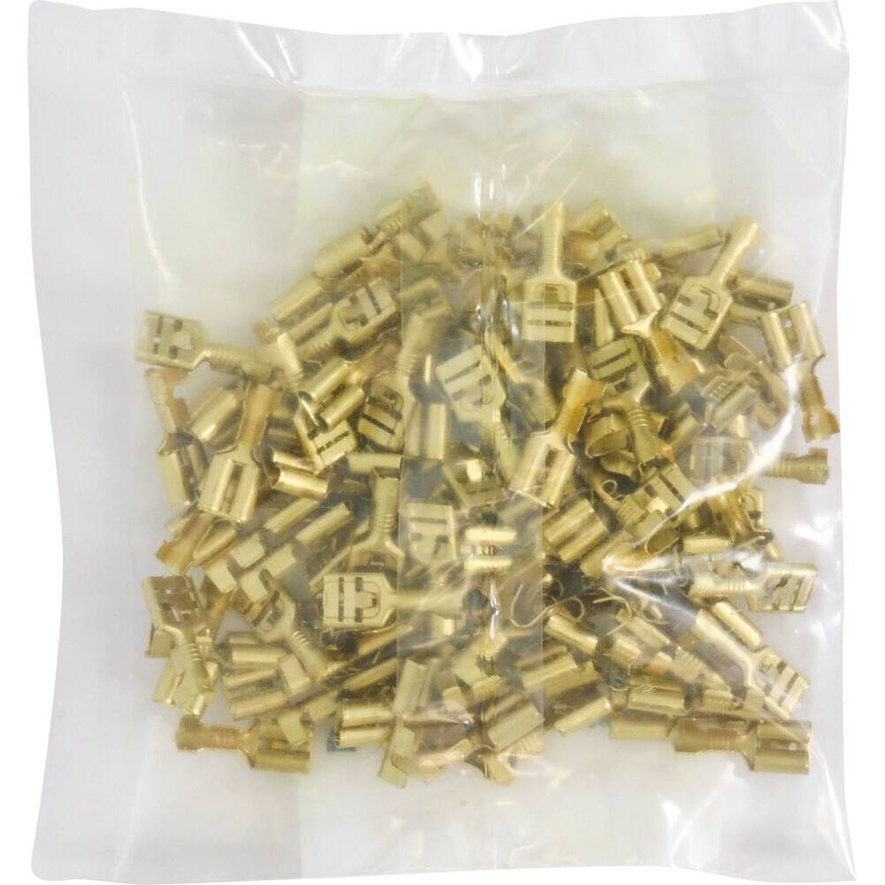 Cosse plate femelle 6,3X0,8mm 1 à 2,5mm² - Lot de 100 - 19542.100