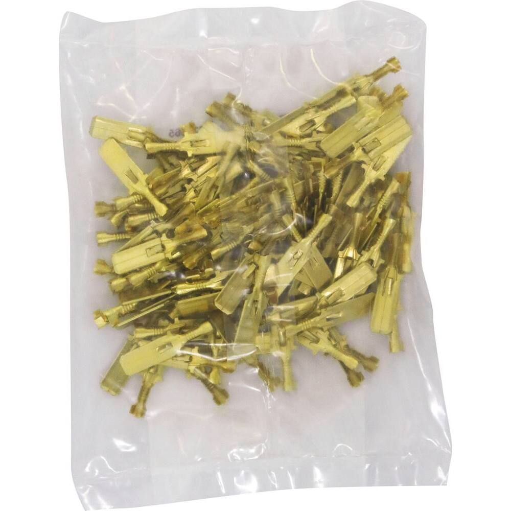 Cosse plate mâle 6,3X0,8mm 0,5 à 1mm² - Lot de 100 - 19543.100