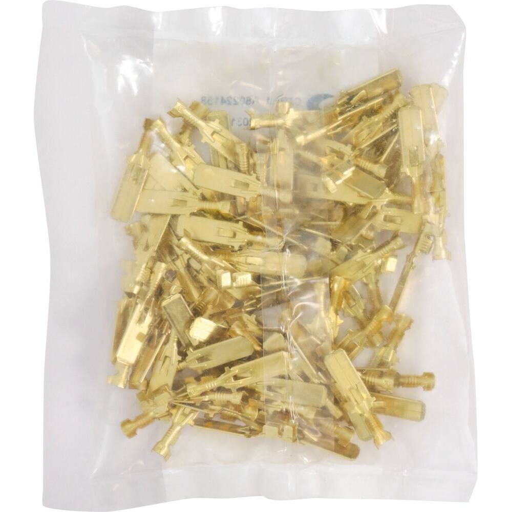 Cosse plate mâle 6,3X0,8mm 1 à 2,5mm² - Lot de 100 - 19544.100