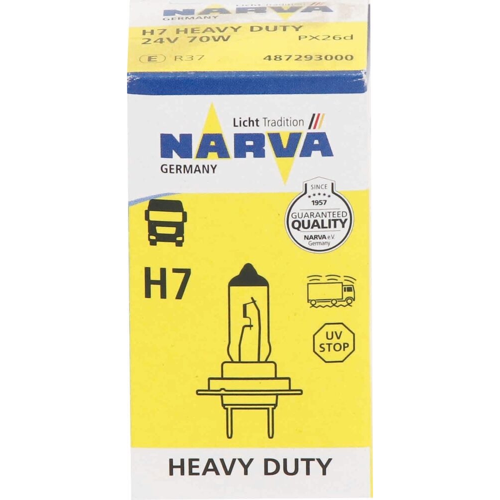 Ampoule H7 24V 70W Px26d heavy duty NARVA - 20104