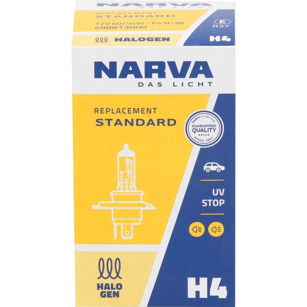 Ampoule H4 12V 60/55W P43t NARVA - 20106