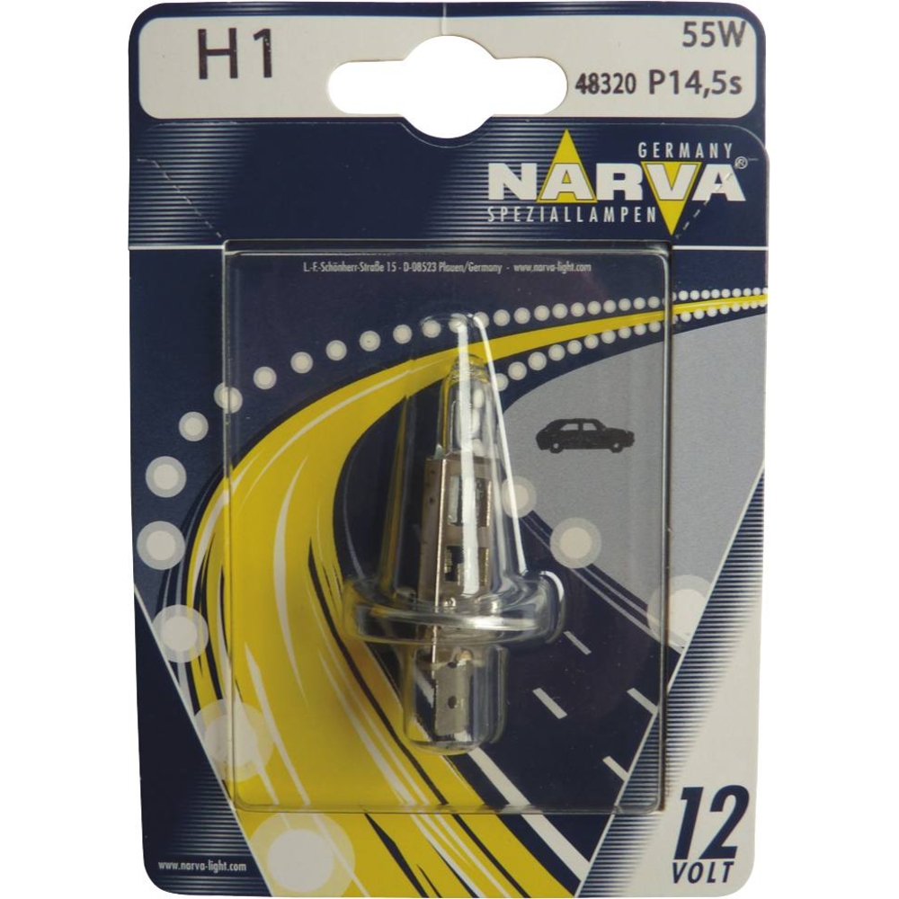 Ampoule H1 12V 55W P14,5s - NARVA - 20115