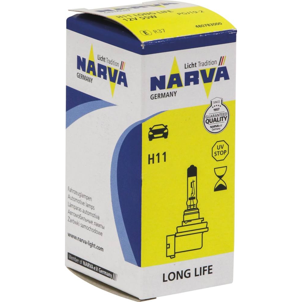 Ampoule H11 12V 55W PGJ19-2 NARVA - 20128