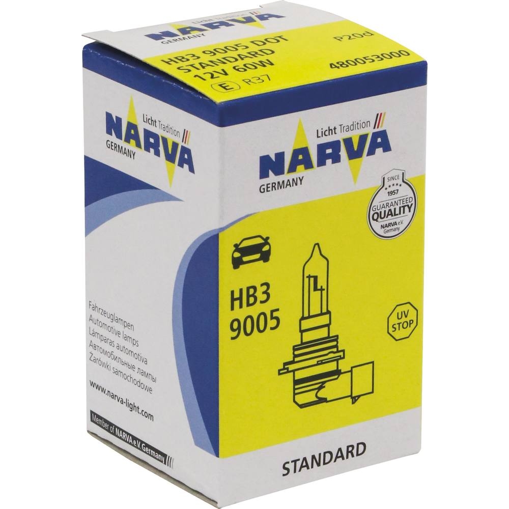 Ampoule HBR 12V 60W P20d NARVA - 20132