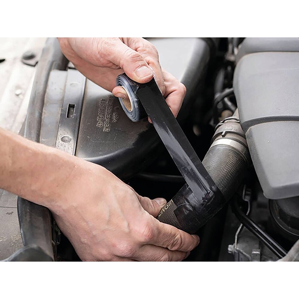 Ruban adhésif auto-amalgamant noir isolant/étanche/haute température 25mmx3m - HPX - 20370