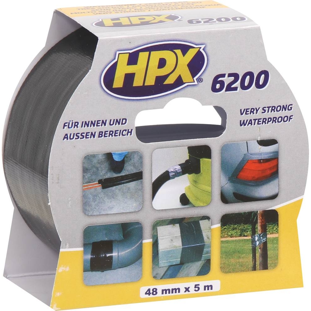 Ruban adhésif/toile américaine noir 0,30x48mm 5m HPX - 20398