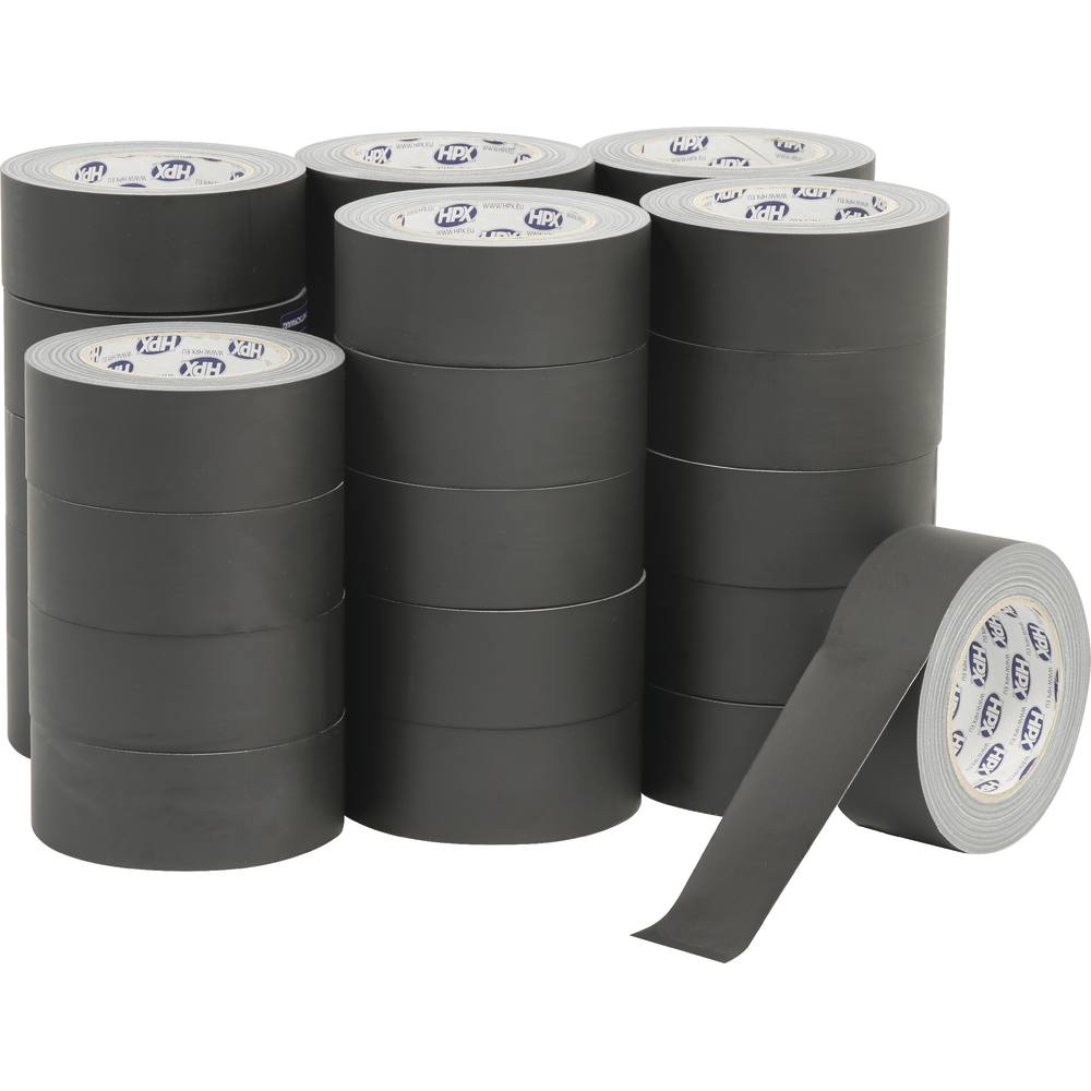 Ruban adhésif/toile américaine noir mat gaffer 0,31x48mm 25m HPX - 20409