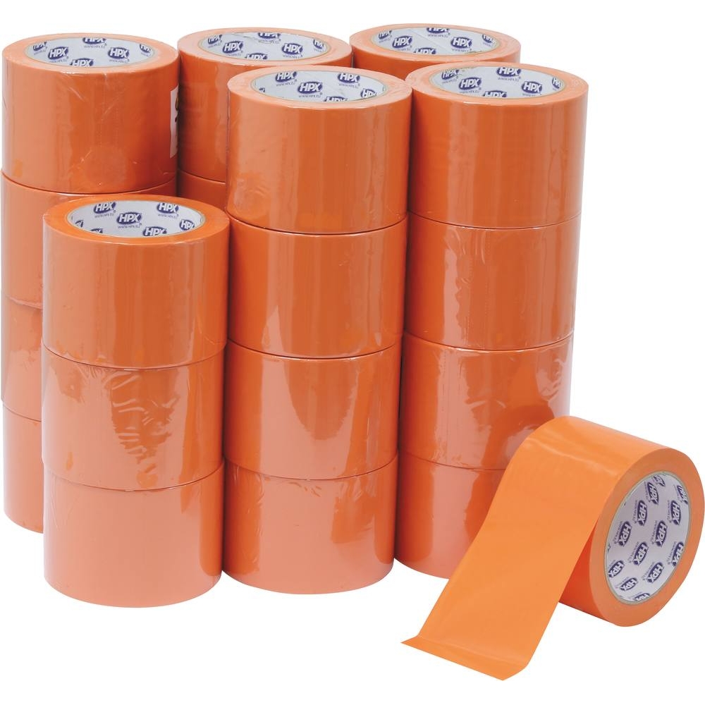 Ruban adhésif PVC orange 0,13x75mm 33m HPX - 20412