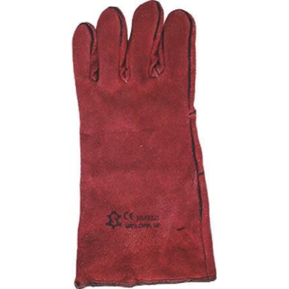 GANT SOUDEUR ROUGE CROUTE-DOUBLE - 21106