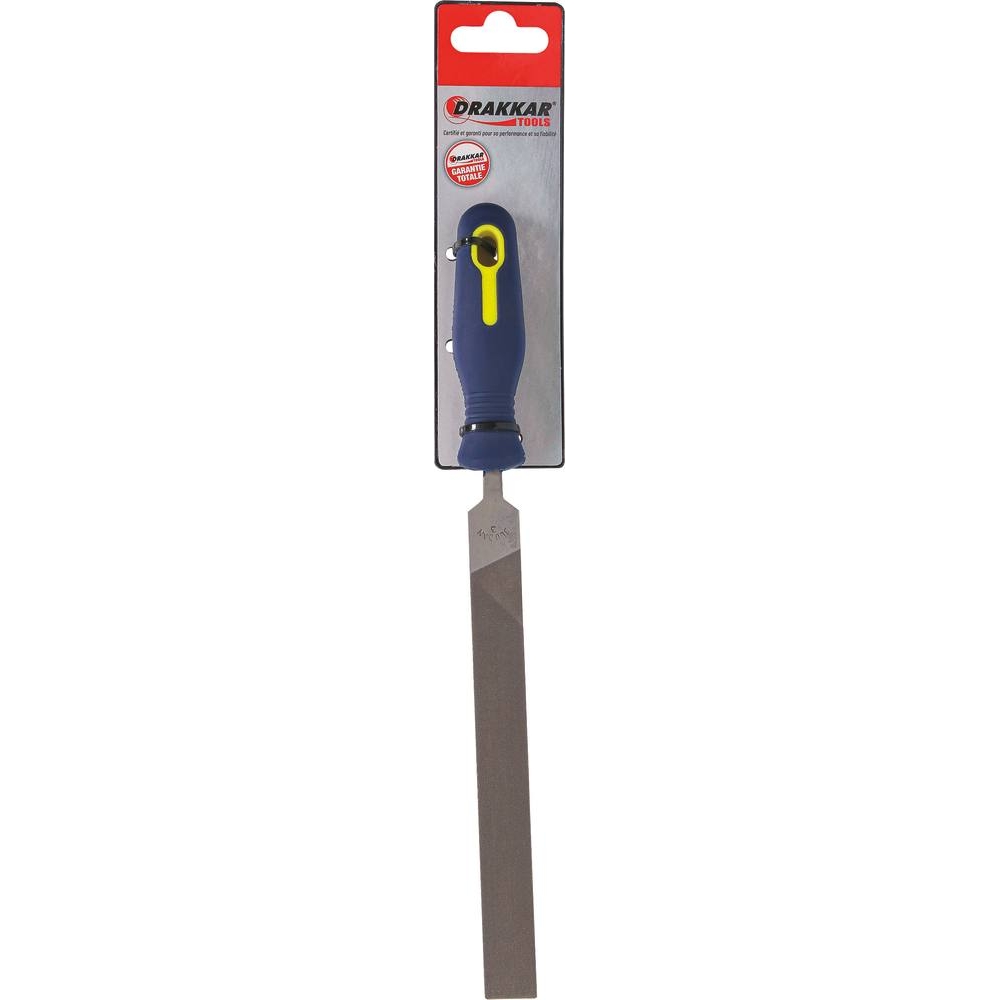 Lime plate avec manche grain fin 6x150mm - carte DRAKKAR TOOLS - 22305