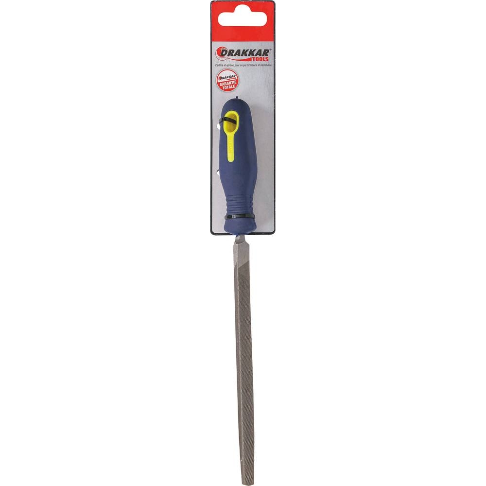 Lime triangle avec manche grain moyen 6x150mm - carte DRAKKAR TOOLS - 22333