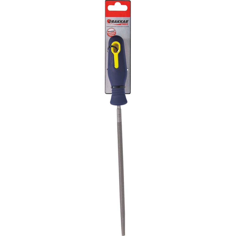 Lime ronde avec manche grain moyen 8x200mm - carte DRAKKAR TOOLS - 22369
