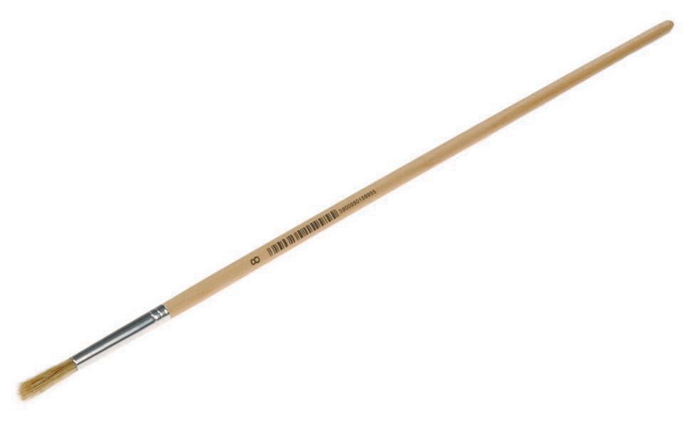 Pinceau rond acrylique 6-8-12mm - lot de 3 pcs DRAKKAR TOOLS - 22600
