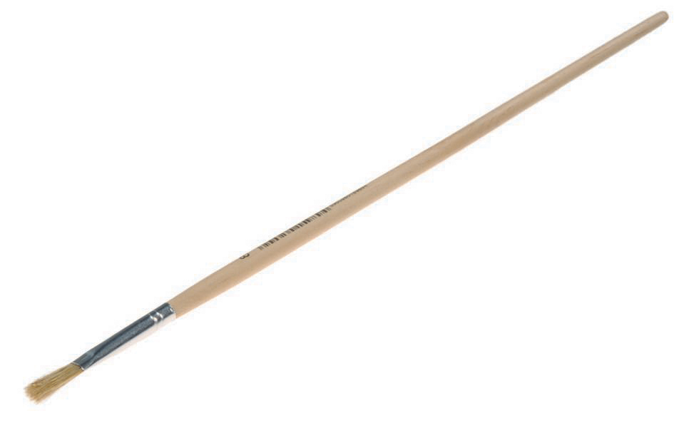Pinceau plat acrylique 8-10-12mm - lot de 3 pcs DRAKKAR TOOLS - 22602