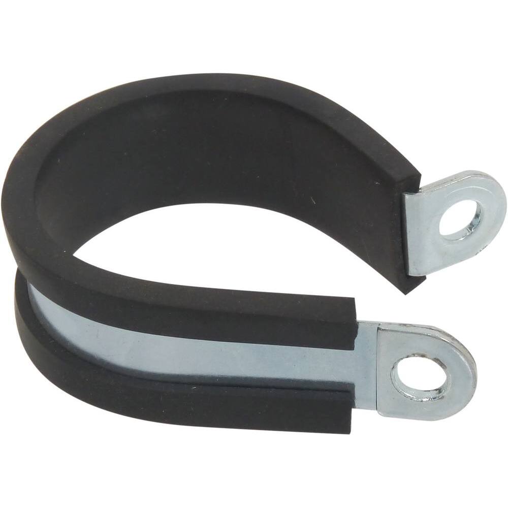 Collier acier zingué 12mm avec protection caoutchouc 8mm - Lot de 100 - KLIPPER - 23351.100