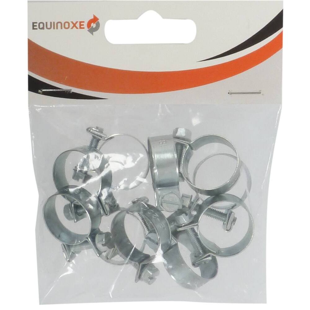 Collier à durite acier zingué 9mm de 8 à 10mm - Lot de 100 - KLIPPER - 23470.100
