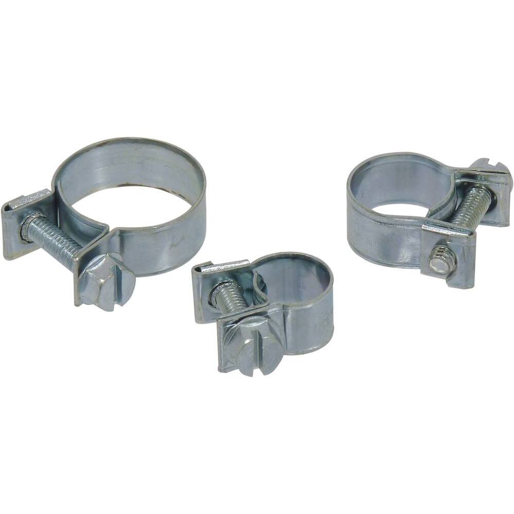 Collier à durite acier zingué 9mm de 8 à 10mm - Lot de 10 - KLIPPER - 23470.10