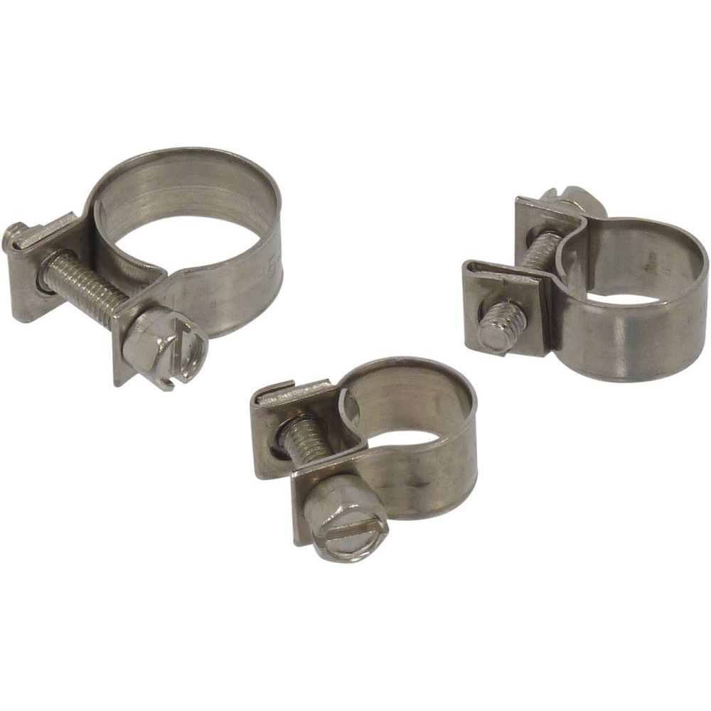 Collier à durite acier inox 9mm de 9 à 11mm KLIPPER - 23480
