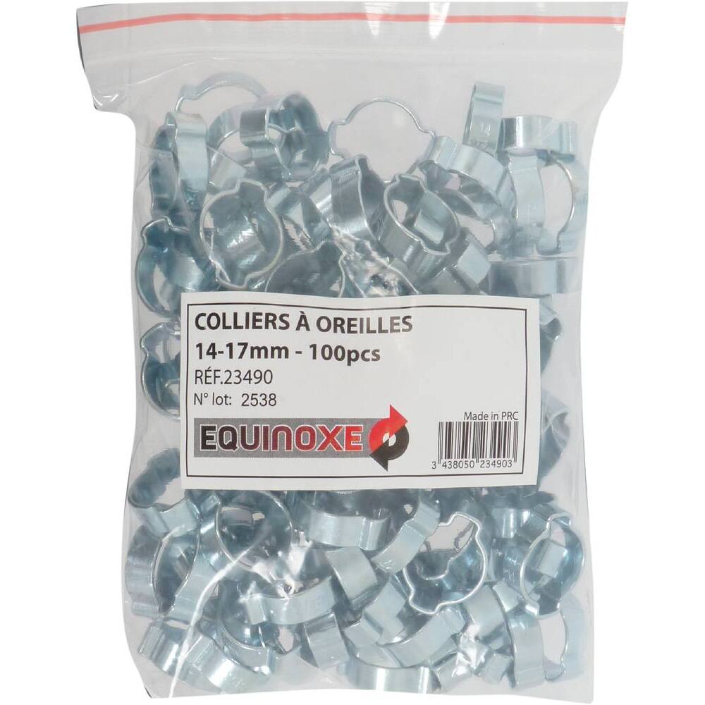 Collier à oreilles 5 à 7mm - Lot de 100 - KLIPPER - 23485.100