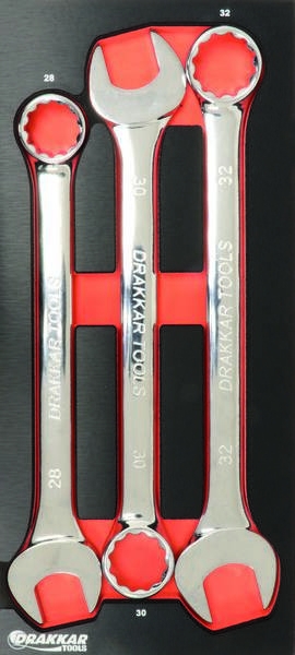 Servante 8 tiroirs 09203 (6 tiroirs pleins +2 vides) module metal DRAKKAR TOOLS - 25093