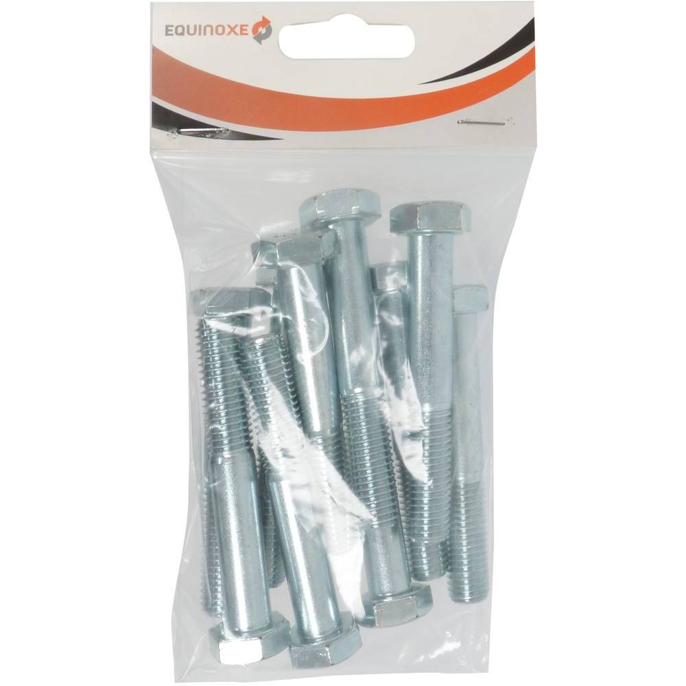 Vis à tête hexagonale filetage partiel class 8.8 zingué blanc M6x50mm DIN 931 - boîte de 200 - KLIPPER - 26619.200