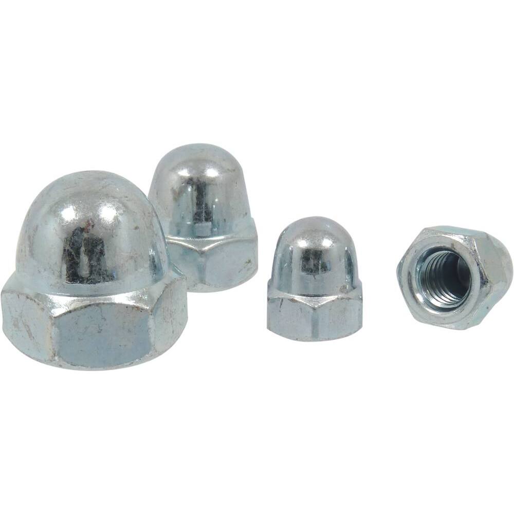 Ecrou borgne zingué blanc M6 DIN 1587 - boîte de 500 - KLIPPER - 26709.500