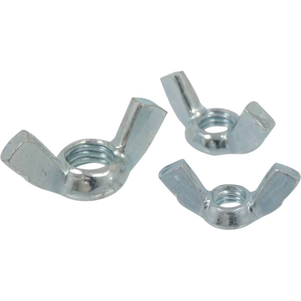 Ecrou à ailettes/papillon zingué blanc M6 - boîte de 200 - KLIPPER - 26713.200