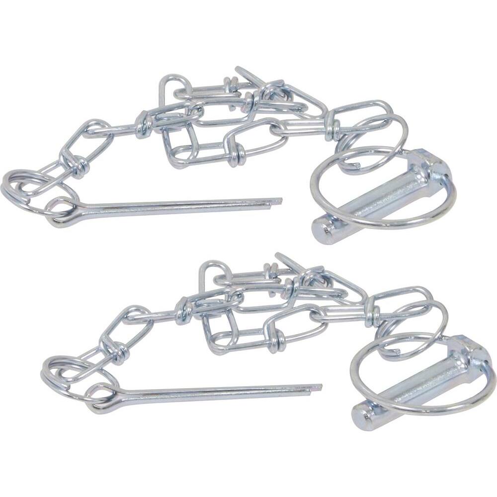 Goupilles clips 11mm avec chaîne - blister de 2 pièces - Lot de 2 - KLIPPER - 26748.02