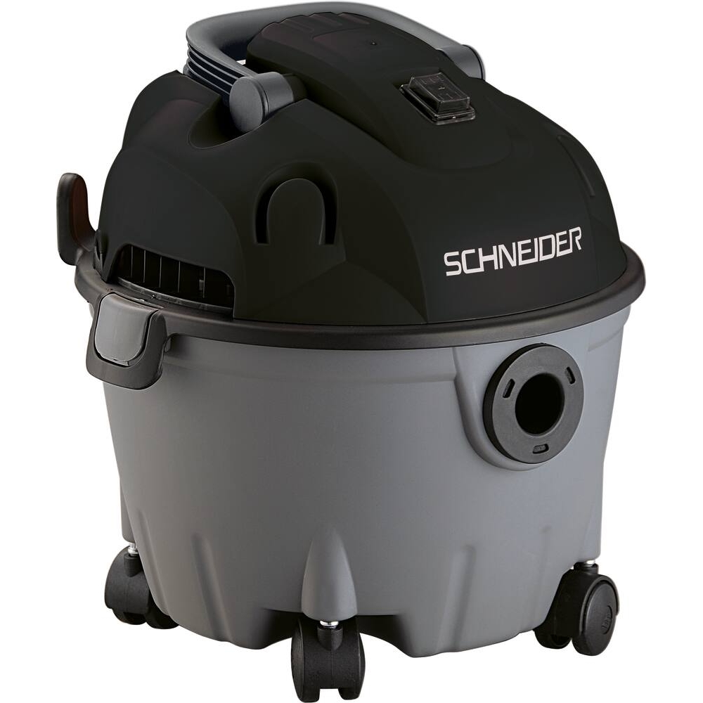 Aspirateur eau et poussière 10L 230V 1200W cuve plastique/souffleur SCHNEIDER ASPI - 50001