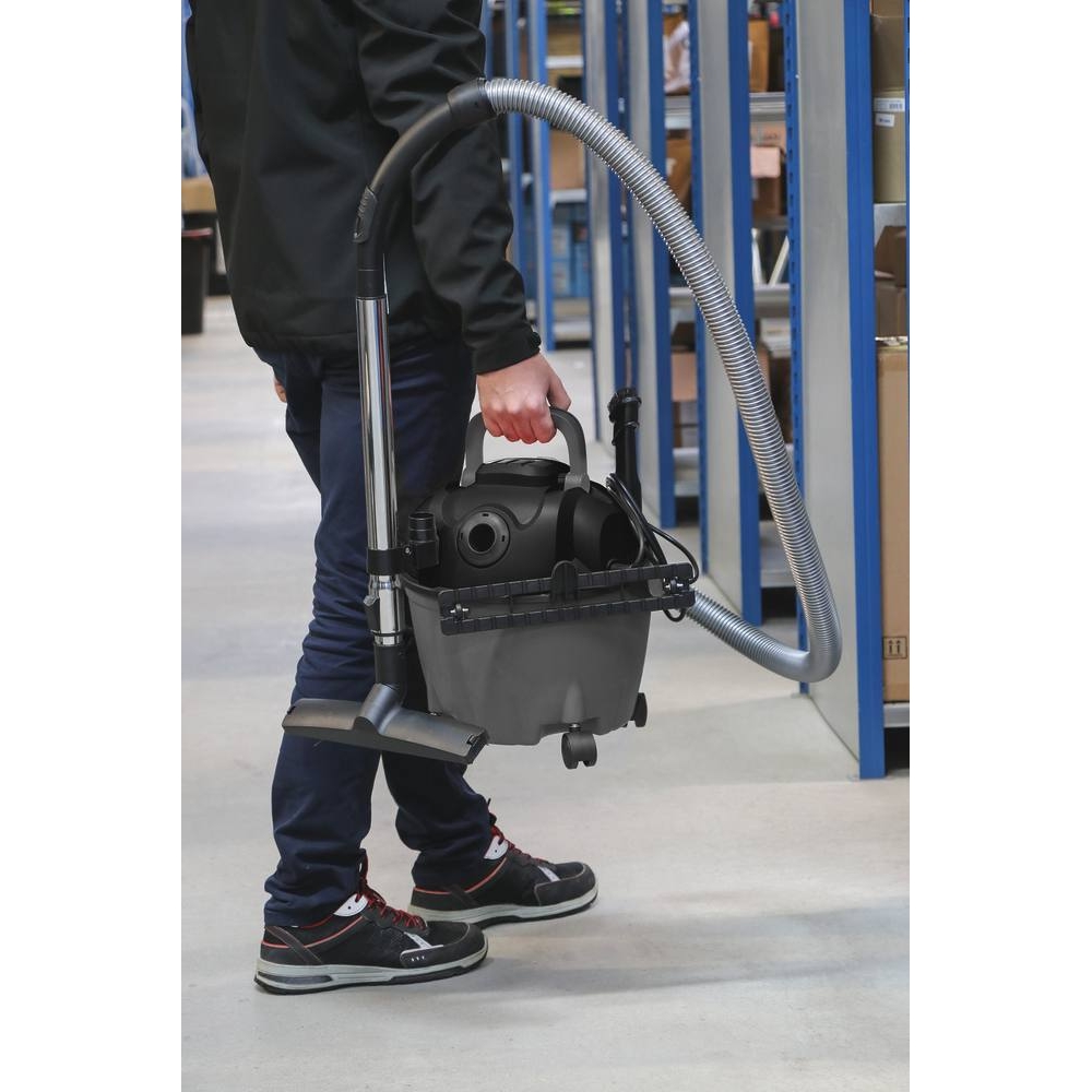 Aspirateur eau et poussière 10L 230V 1200W cuve plastique/souffleur SCHNEIDER ASPI - 50001