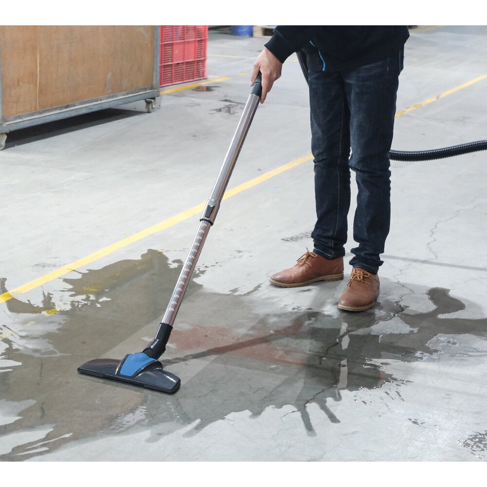 Aspirateur eau et poussière 20L 230V 1200W cuve inox/décolmatage/souffleur SCHNEIDER ASPI - 50004