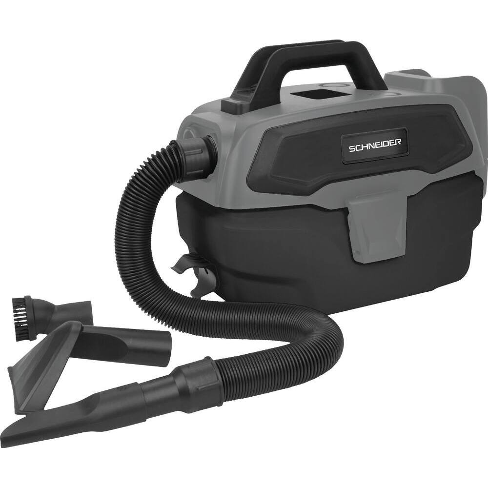 Aspirateur eau et poussière 7,5L 150W sur batterie 20V - 1 batterie 2Ah + 1 batterie 4Ah SCHNEIDER ASPI - 50015