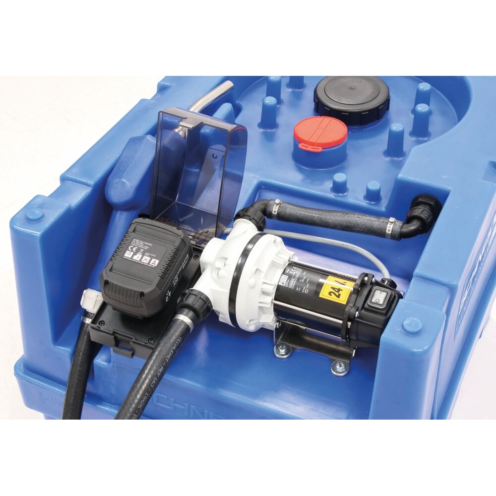 Cuve de ravitaillement AdBlue 200L sur batterie avec pompe 35 l/min - batterie 4Ah et chargeur SCHNEIDER TRANSFERT - 50438