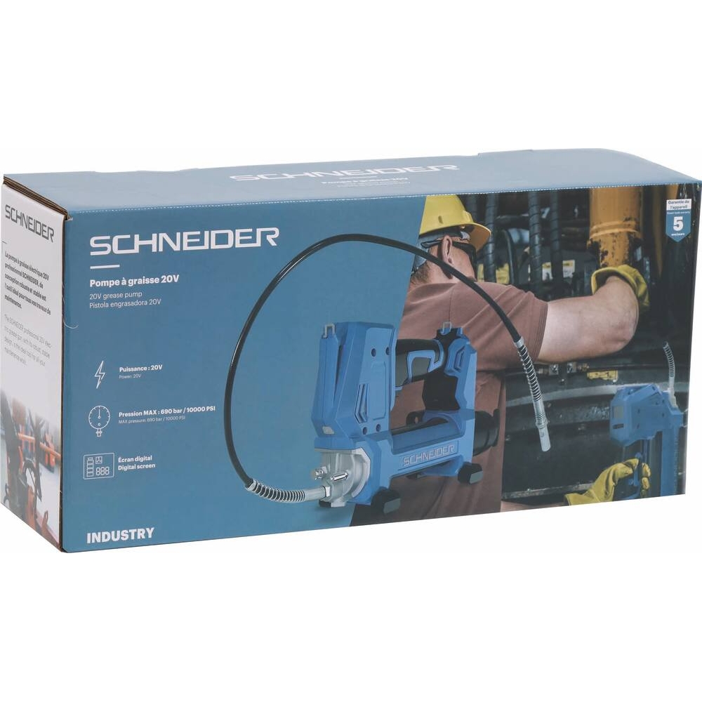 Pompe à graisse 20V 690 bar sans batterie SCHNEIDER ELECTRO - 50445