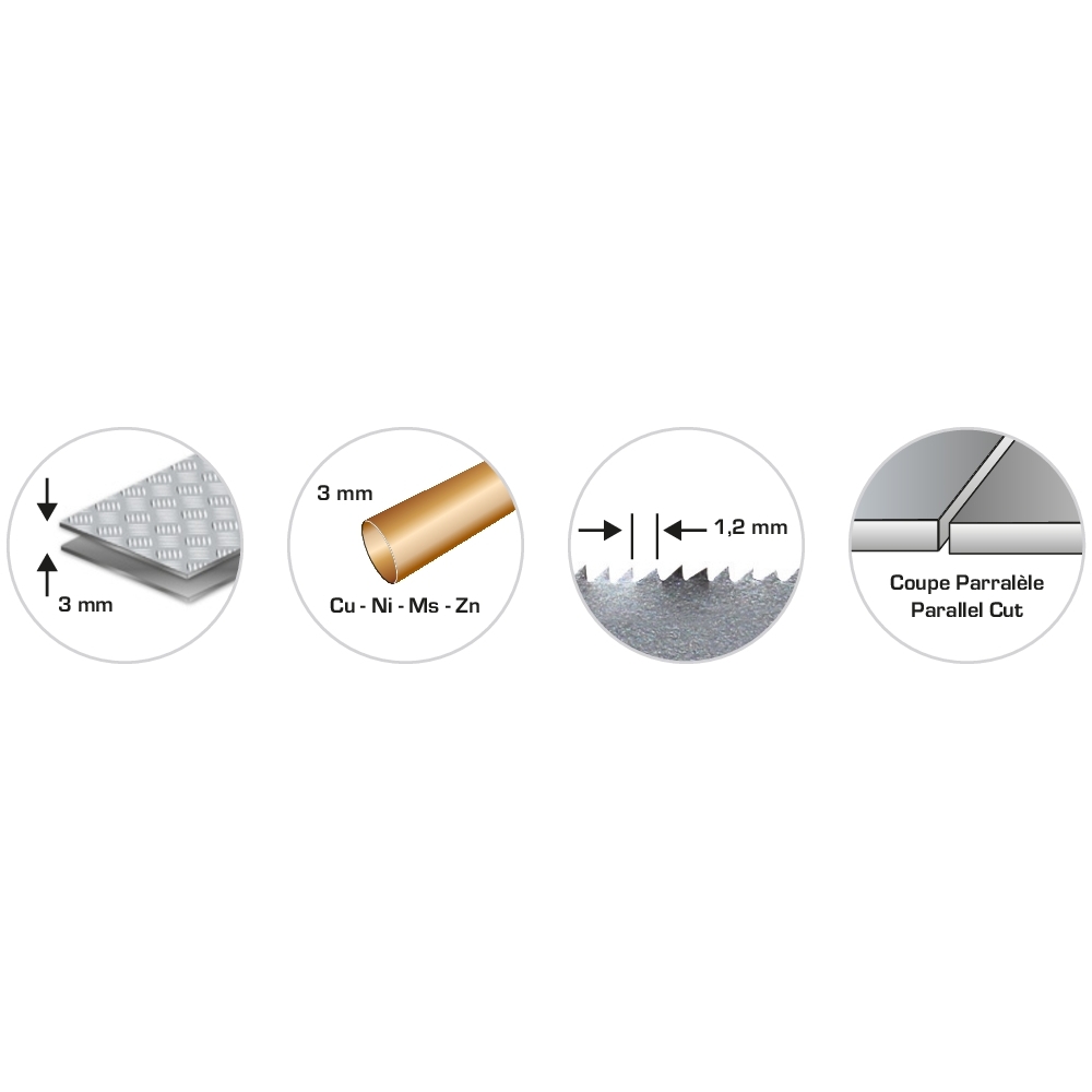 Lame de scie sauteuse 50mm alu/metaux non ferreux - lot de 5 pcs SCHNEIDER ELECTRO - 50755